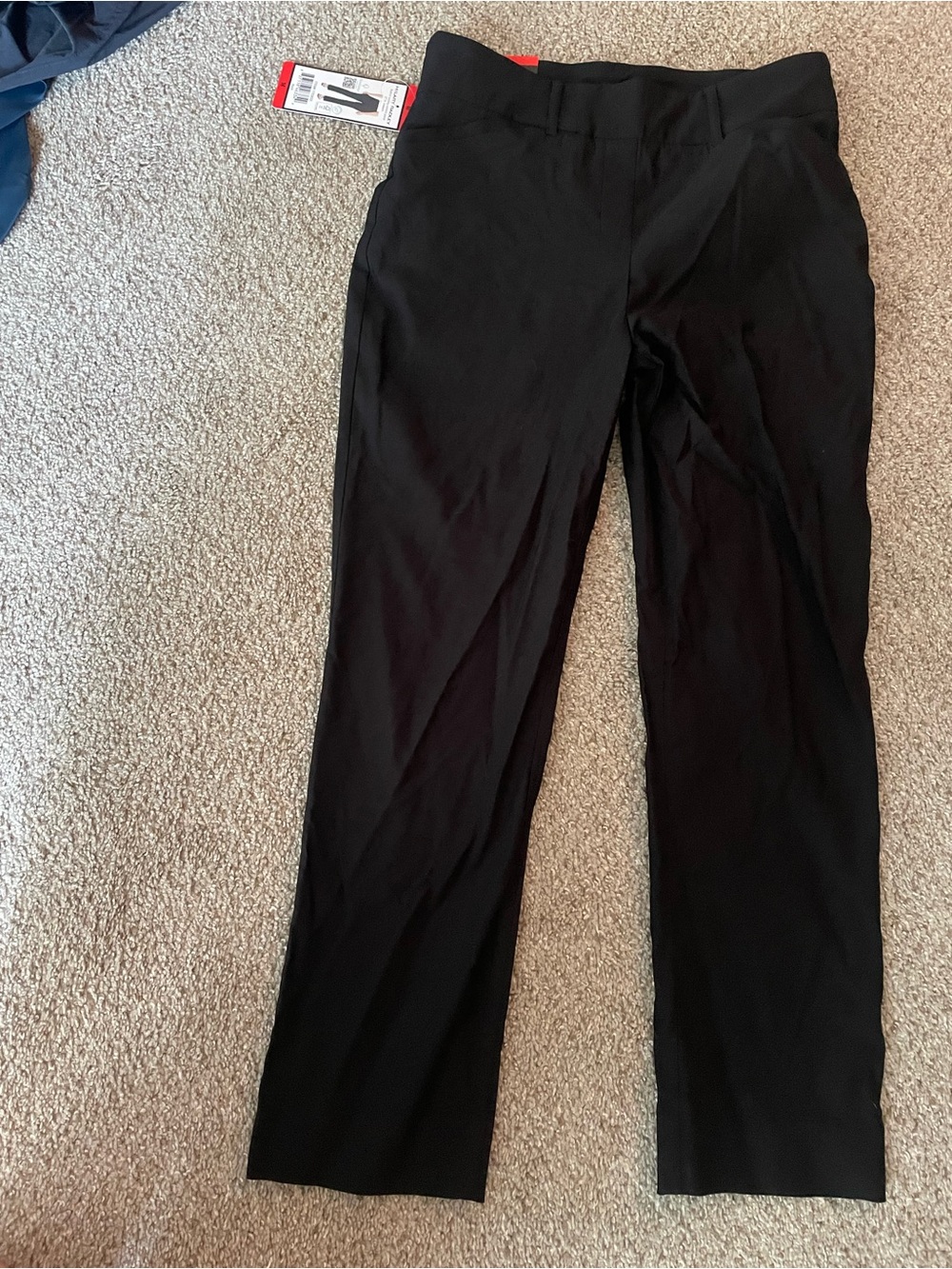 Hilary Radley Black Dress Pants - Flat Front
